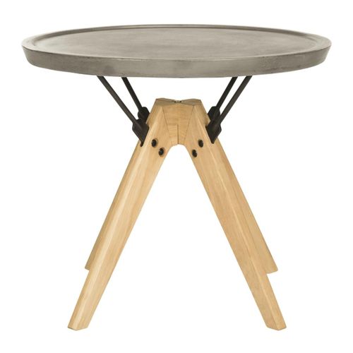 Table D'appoint Pour L'exterieur Joye Gris Beton 55 X 55 X 50 Cm