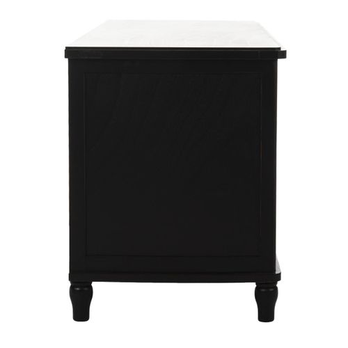 Support Multimedia Oneta Noir Bois De Pin 120 X 40 X 51 Cm