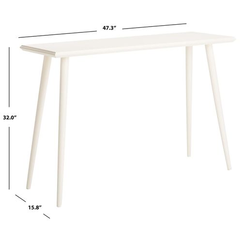 Table Console Versa Blanc Bois De Pin 120 X 40 X 81 Cm