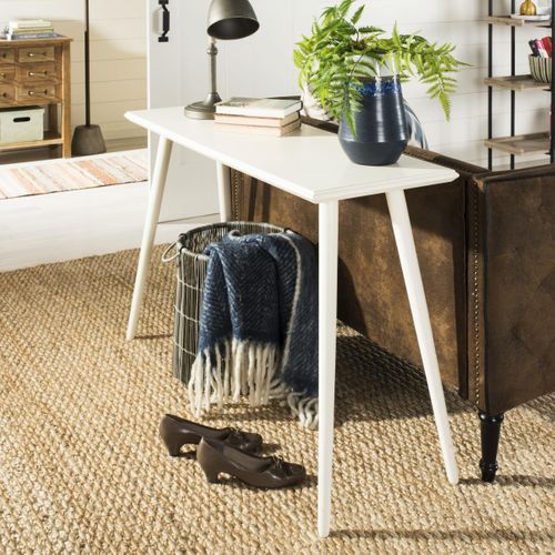 Table Console Versa Blanc Bois De Pin 120 X 40 X 81 Cm