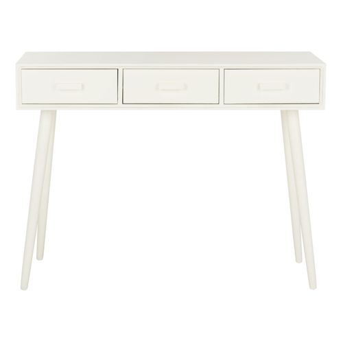 Console Ilah Blanc Bois De Pin 106 X 36 X 81 Cm