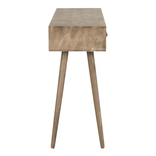Table Console Ilah Neutre Bois De Pin 106 X 36 X 81 Cm