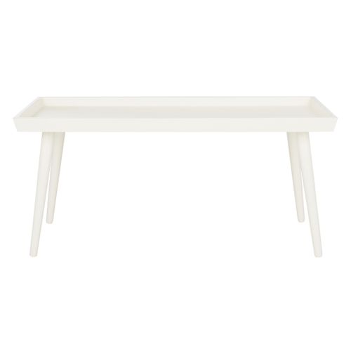 Tables Basses Evia Blanc Bois De Pin 106 X 55 X 48 Cm