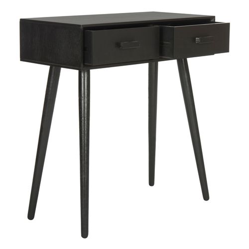 Console Willia Noir Bois De Pin 72 X 35 X 78 Cm