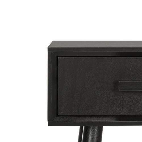 Console Willia Noir Bois De Pin 72 X 35 X 78 Cm