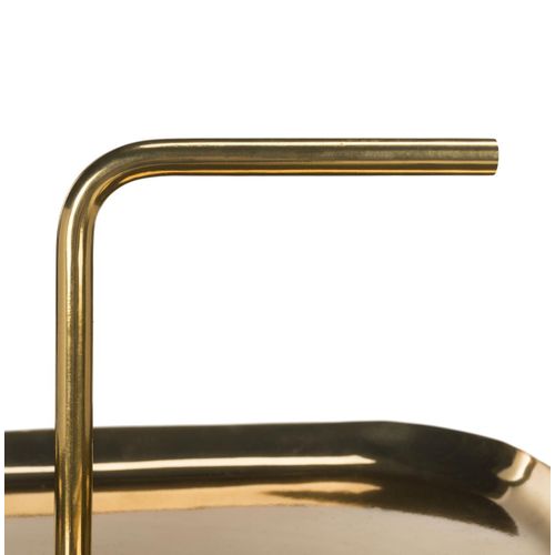 Table D'appoint Judie Noir Metal 41 X 41 X 72 Cm