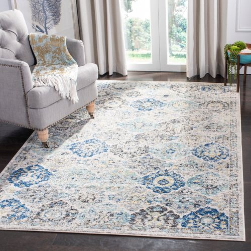 Tapis Madison 201 X 279 Cm Chic Moderne Mopani Bleu