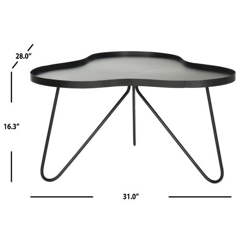 Tables Basses Lurana Noir Le Fer 79 X 71 X 41 Cm