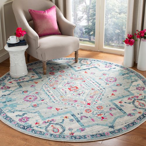 Tapis Madison 201 X 201 Cm De Transition Mila Gris