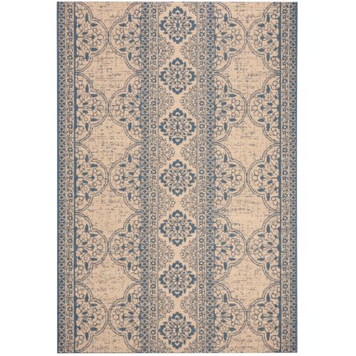 Tapis Maison De Plage 160 X 229 Cm De Transition Borano Bleu