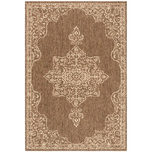 Tapis Maison De Plage 91 X 152 Cm Médaillon Tropea Beige