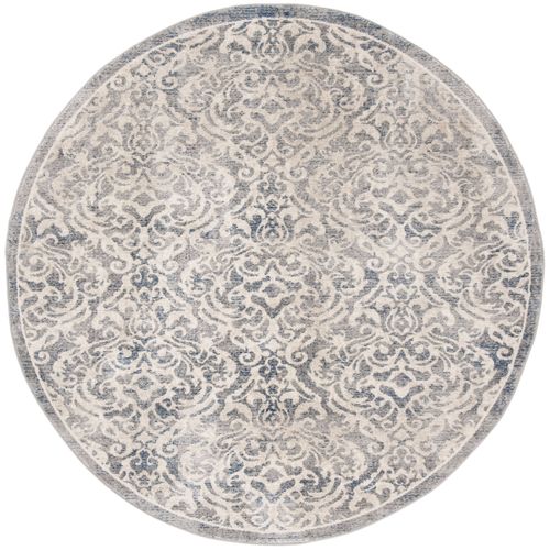 Tapis Brentwood 201 X 201 Cm De Transition Ophelia Bleu