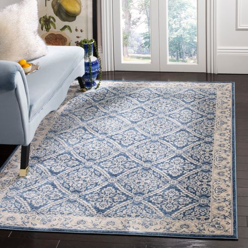 Tapis Brentwood 183 X 274 Cm Traditionnel Bryn Bleu