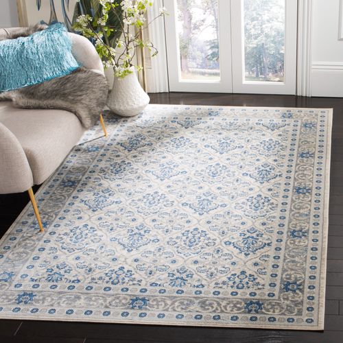 Tapis Brentwood 183 X 274 Cm De Transition Teresse Bleu