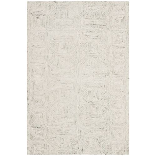 Tapis Abstrait 122 X 183 Cm Moderne Delyth Bleu Clair