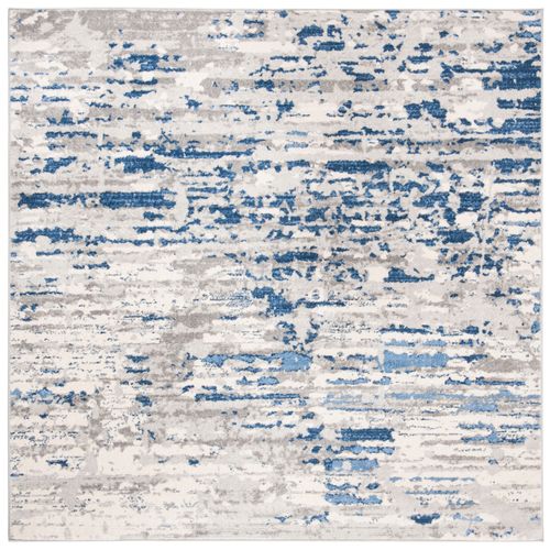 Tapis Jaspe 201 X 201 Cm Contemporain Jassi Bleu