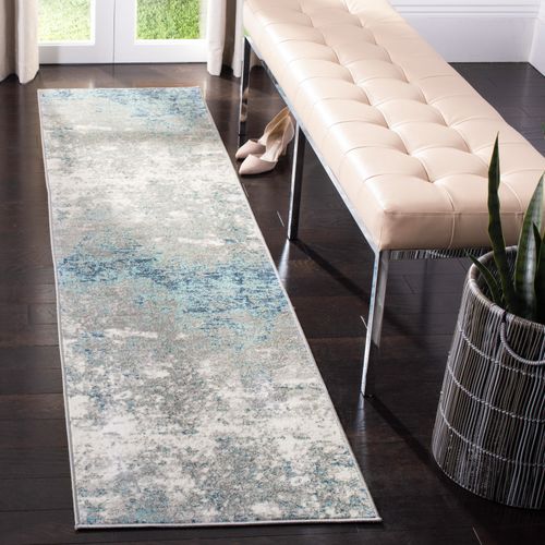 Tapis Jaspe 61 X 244 Cm Contemporain Jassi Bleu