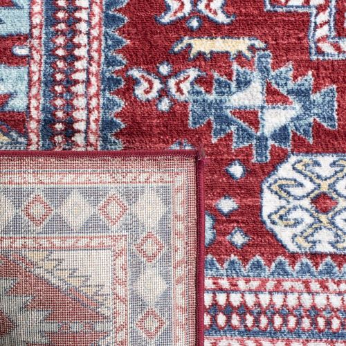 Tapis Kazak 201 X 201 Cm Traditionnel Kara Rouge/bleu