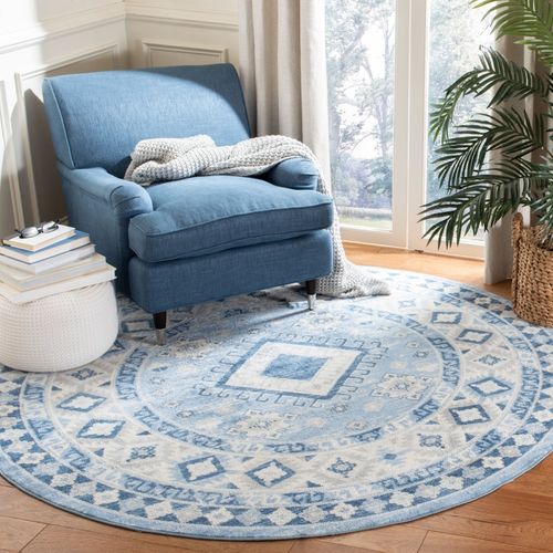 Tapis Kazak 201 X 201 Cm Traditionnel Kathleen Bleu