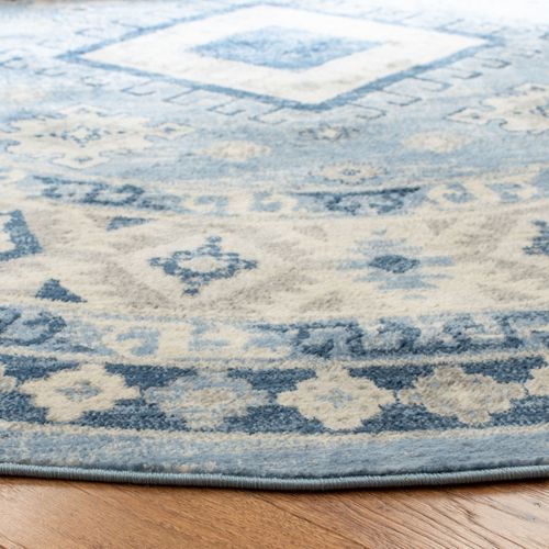 Tapis Kazak 201 X 201 Cm Traditionnel Kathleen Bleu