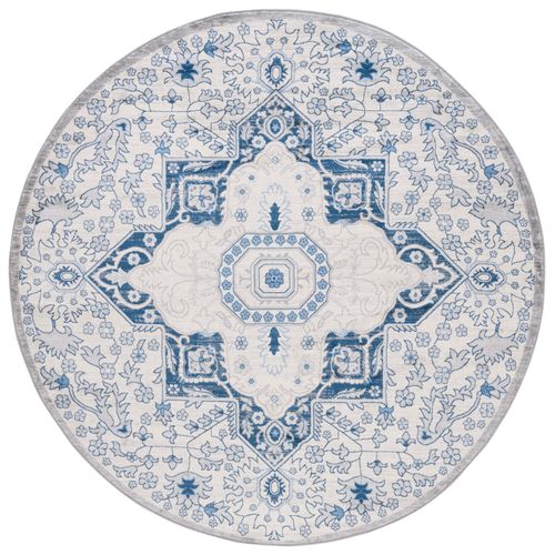 Tapis Brentwood 201 X 201 Cm De Transition Maeve Bleu