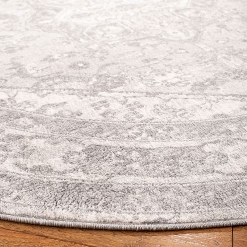 Tapis Brentwood 201 X 201 Cm De Transition Maliyah Gris