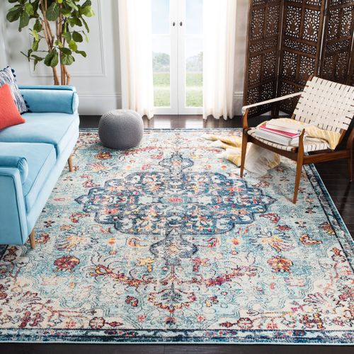 Tapis Madison 244 X 305 Cm De Transition Maia Navy / Light Blue