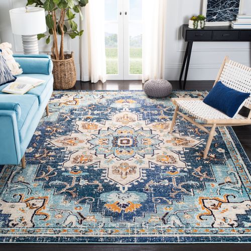 Tapis Madison 244 X 305 Cm De Transition Malaya Blue / Light Blue