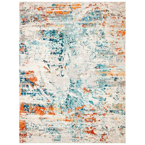 Tapis Madison 244 X 305 Cm Contemporain Mansie Crème / Orange