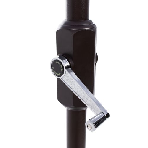 Parasol Littoral Valance Marine/blanc Metal 255 X 255 X 250