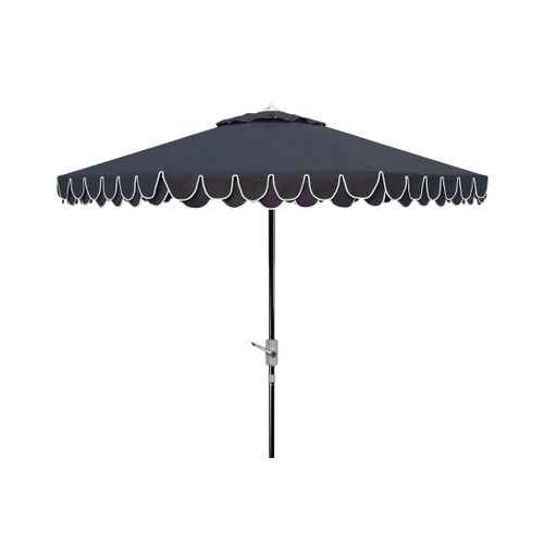 Parasol Littoral Valance Marine/blanc Metal 255 X 255 X 250