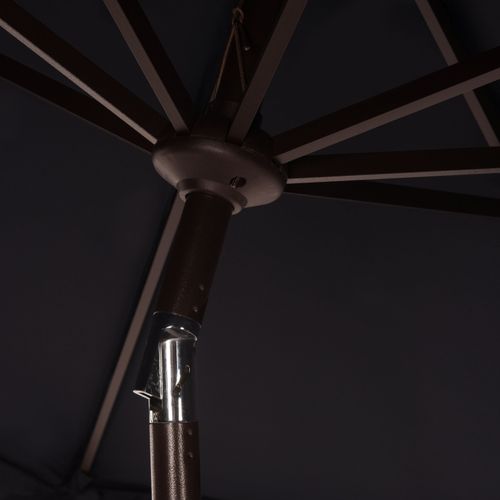 Parasol Littoral Valance Marine/blanc Metal 330 X 330 X 270