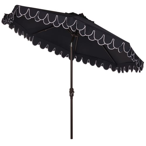 Parasol Littoral Valance Marine/blanc Metal 330 X 330 X 270