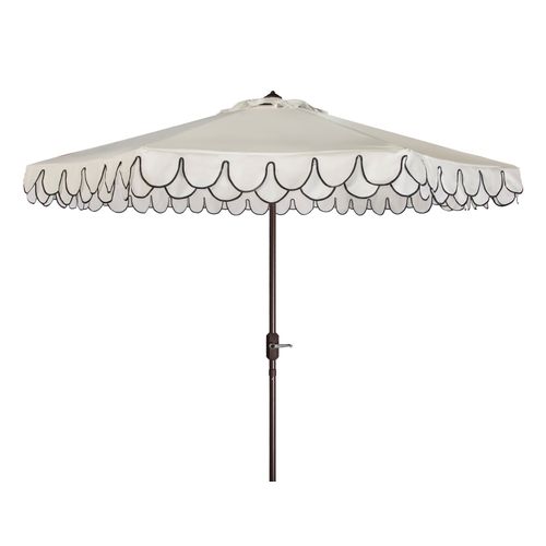 Parasol Moderne Valance Schwarz/weiss Metal 330 X 330 X 270