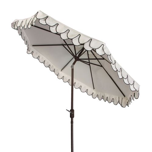 Parasol Moderne Valance Schwarz/weiss Metal 330 X 330 X 270