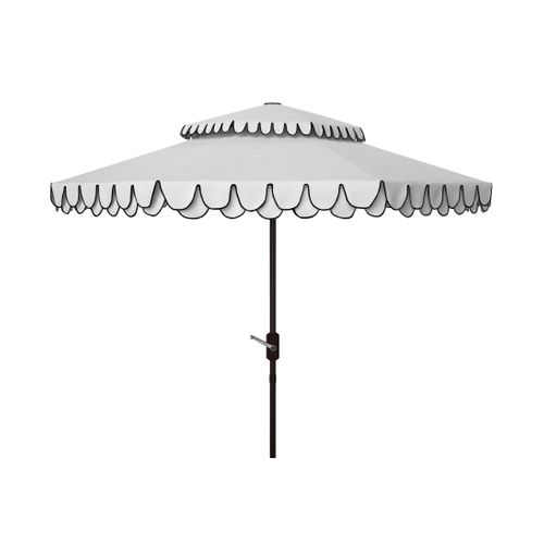 Parasol Moderne Valance Schwarz/weiss Metal 260 X 260 250