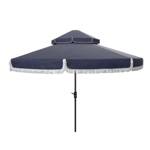 Parasol Littoral Milan Marine/blanc Metal 260 X 260 250