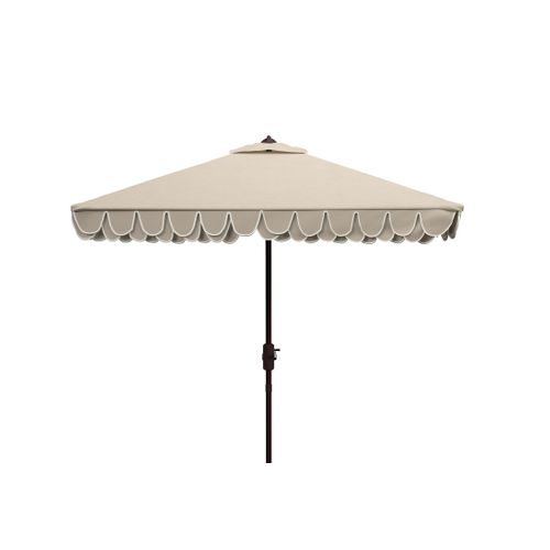 Parasol Moderne Valance Beige Metal 230 X 230 265