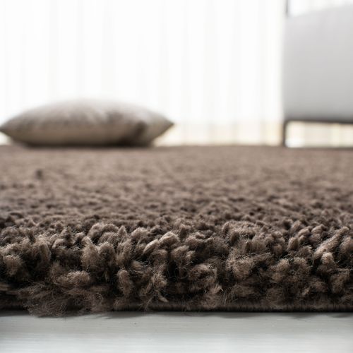 Tapis August à Poils Longs 160 X 229 Cm Shag Lola Marron