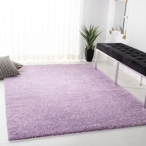Tapis August à Poils Longs 122 X 183 Cm Shag Lola Lilas