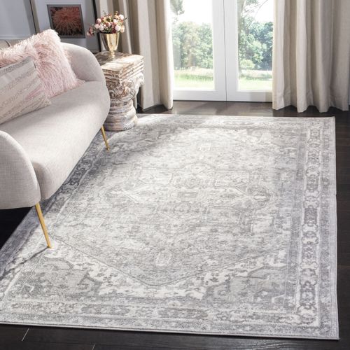 Tapis Brentwood 183 X 274 Cm De Transition Maliyah Crème / Gris