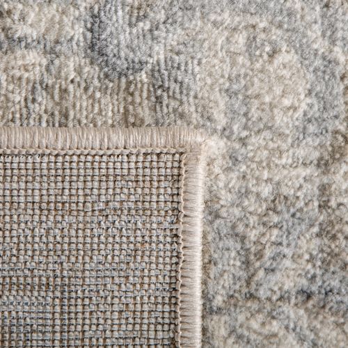 Tapis Brentwood 61 X 122 Cm De Transition Ella Crème / Gris