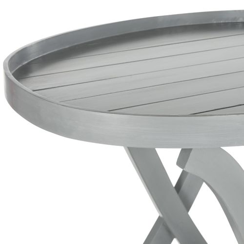 Table D'appoint Alfred Gris Bois De Manguier 97 X 68 X 86 Cm