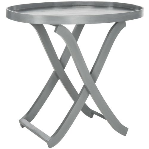 Table D'appoint Alfred Gris Bois De Manguier 97 X 68 X 86 Cm