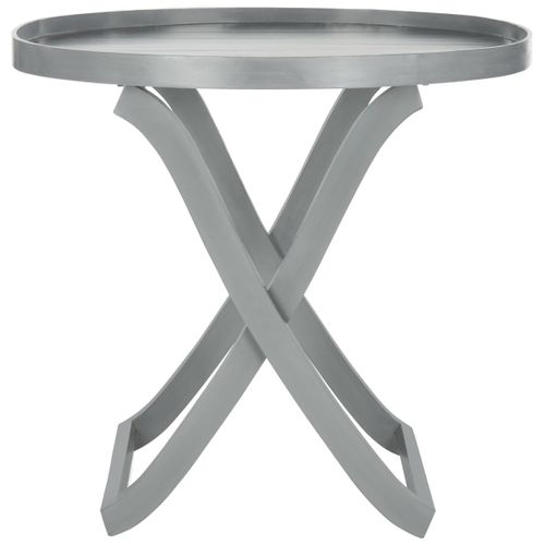 Table D'appoint Alfred Gris Bois De Manguier 97 X 68 X 86 Cm