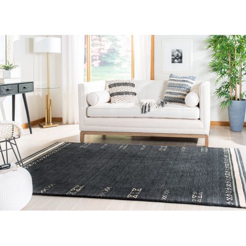 Tapis Himalaya 152 X 244 Cm Contemporain Ezra Fusain