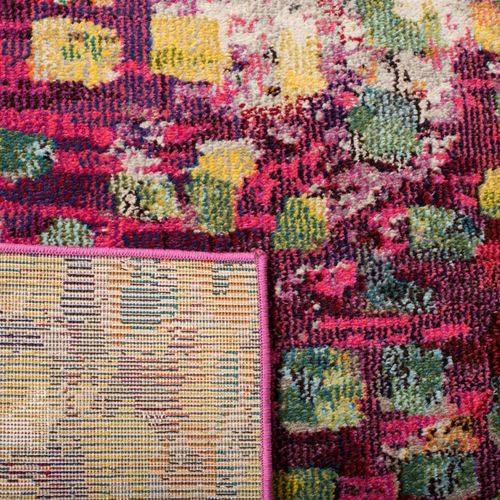 Tapis Madison 274 X 366 Cm Contemporain Paisley Fuchsia / Or