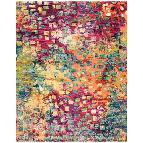 Tapis Madison 274 X 366 Cm Contemporain Paisley Fuchsia / Or