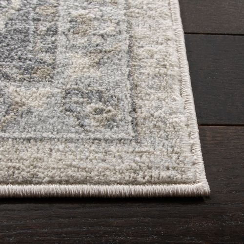Tapis Brentwood 152 X 152 Cm De Transition Ella Crème / Gris