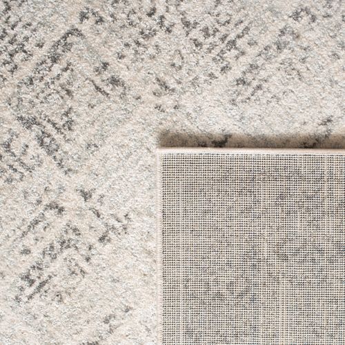 Tapis Tulum 201 X 201 Cm De Transition Catherine Ivoire / Gris